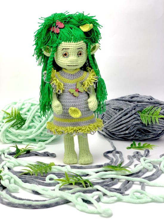 Мастер-класс "Кукла ведьмочка и кикимора крючком" от LanaMi toys
